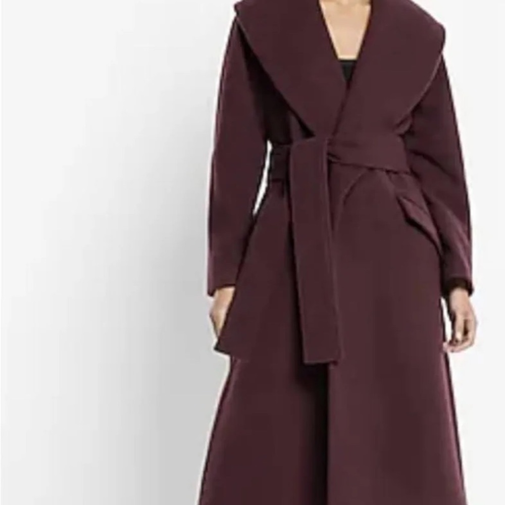 Express Deep Purple Coat